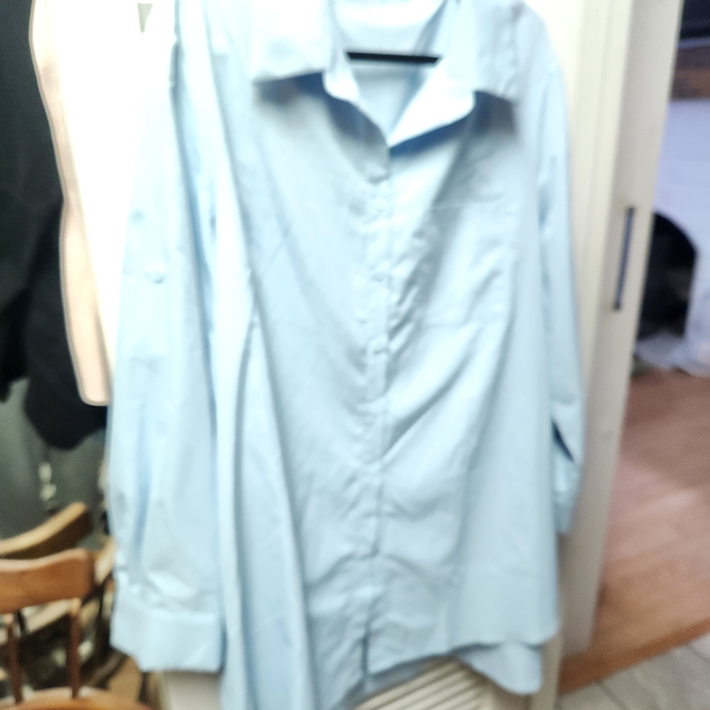 Light Blue Button-Up Shirt, Never Worn